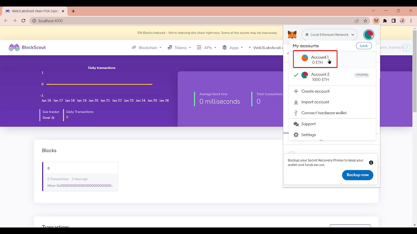 Lab 1: Blockchain 101. This blog post is a lab manual for the… | by  web3author | Web3coda | Medium