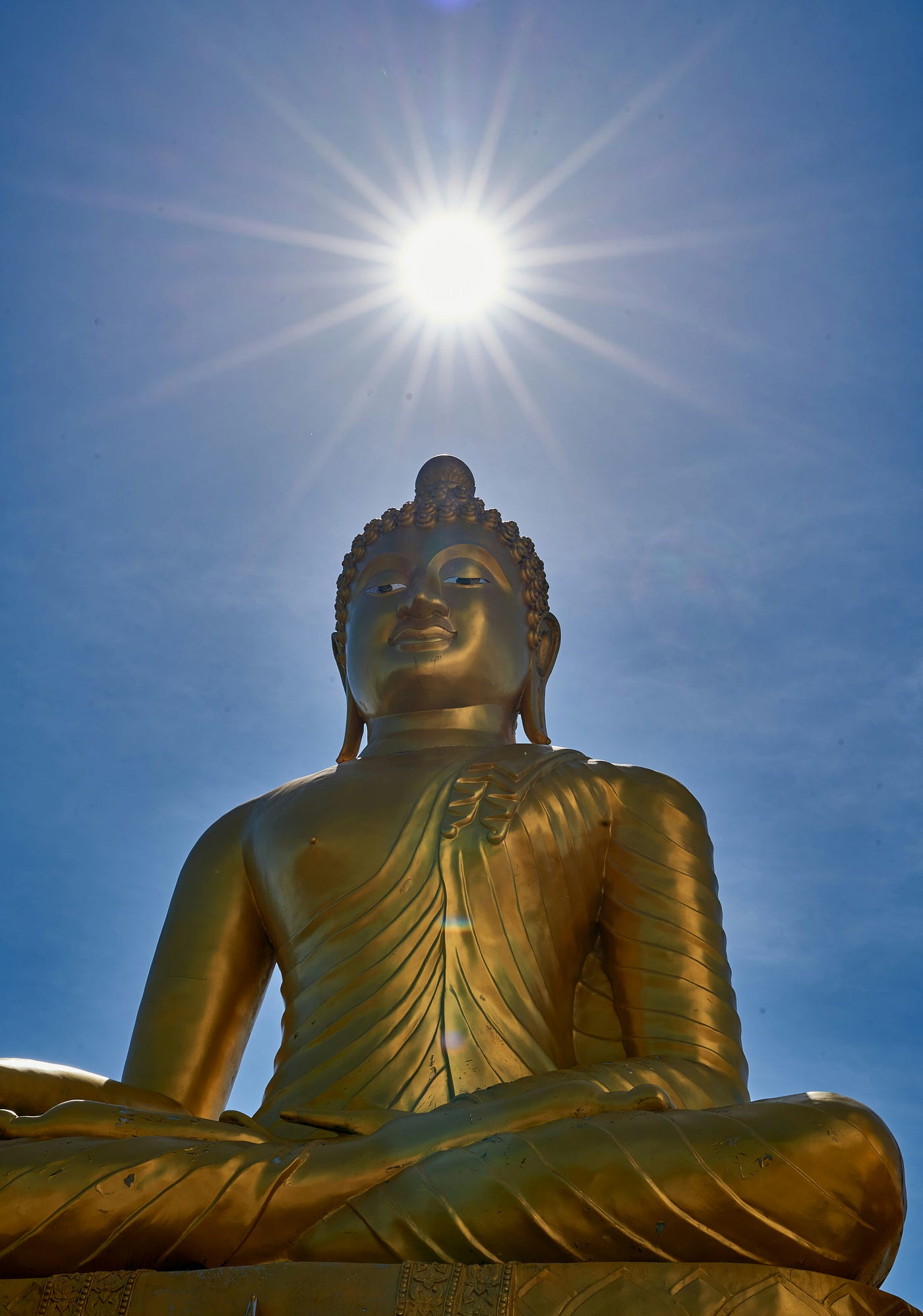 부처님의 청동상