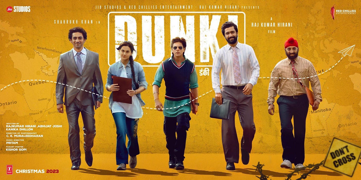 Dunki Review: Raji Hirani-Lite. Spoilers Ahead For Dunki | by Suchin  Mehrotra | Medium