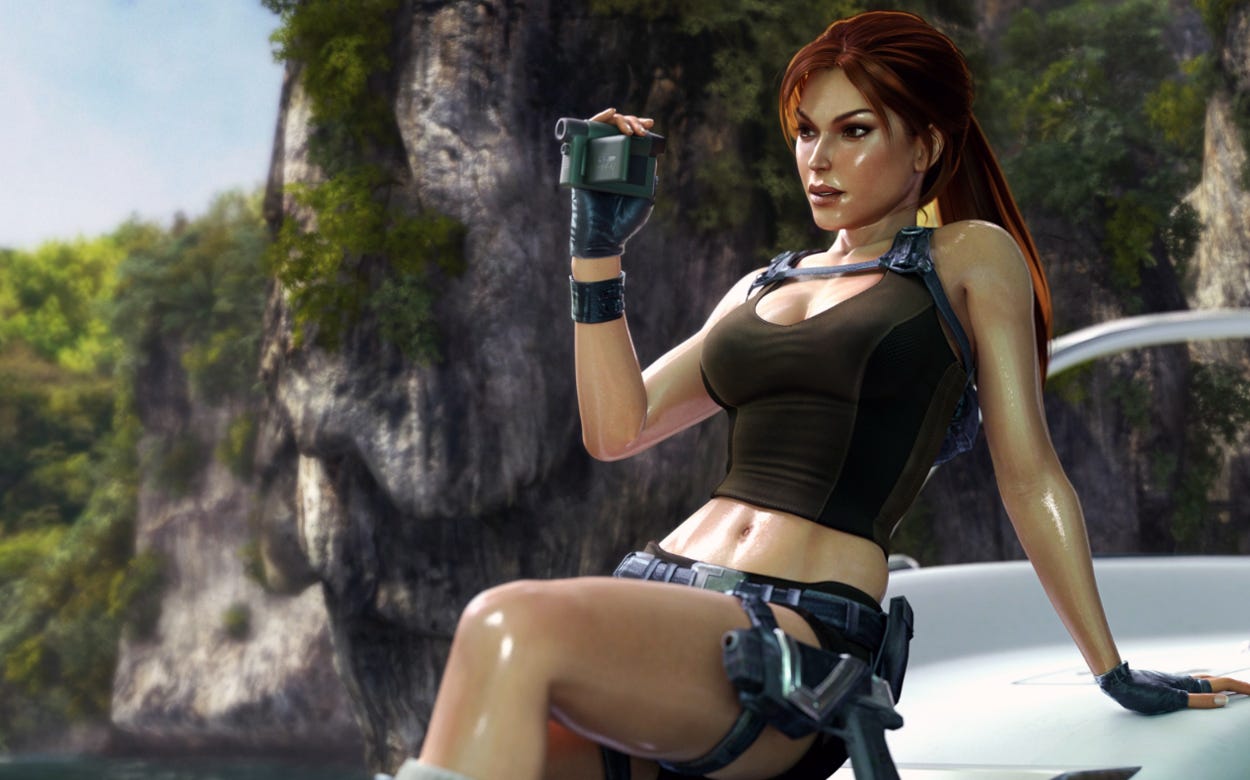 This is Lara Croft in Call of Duty: Warzone 2