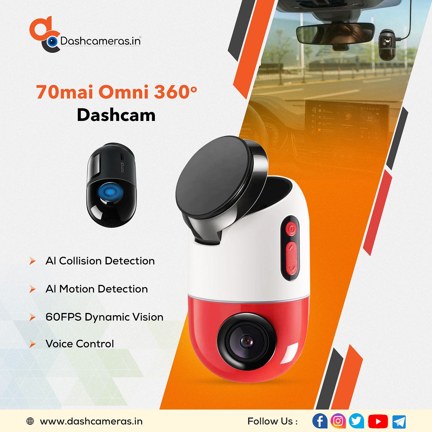 70mai Dashcam Omni - 360 Grad AI-Parküberwachung! - Dashcam Test 
