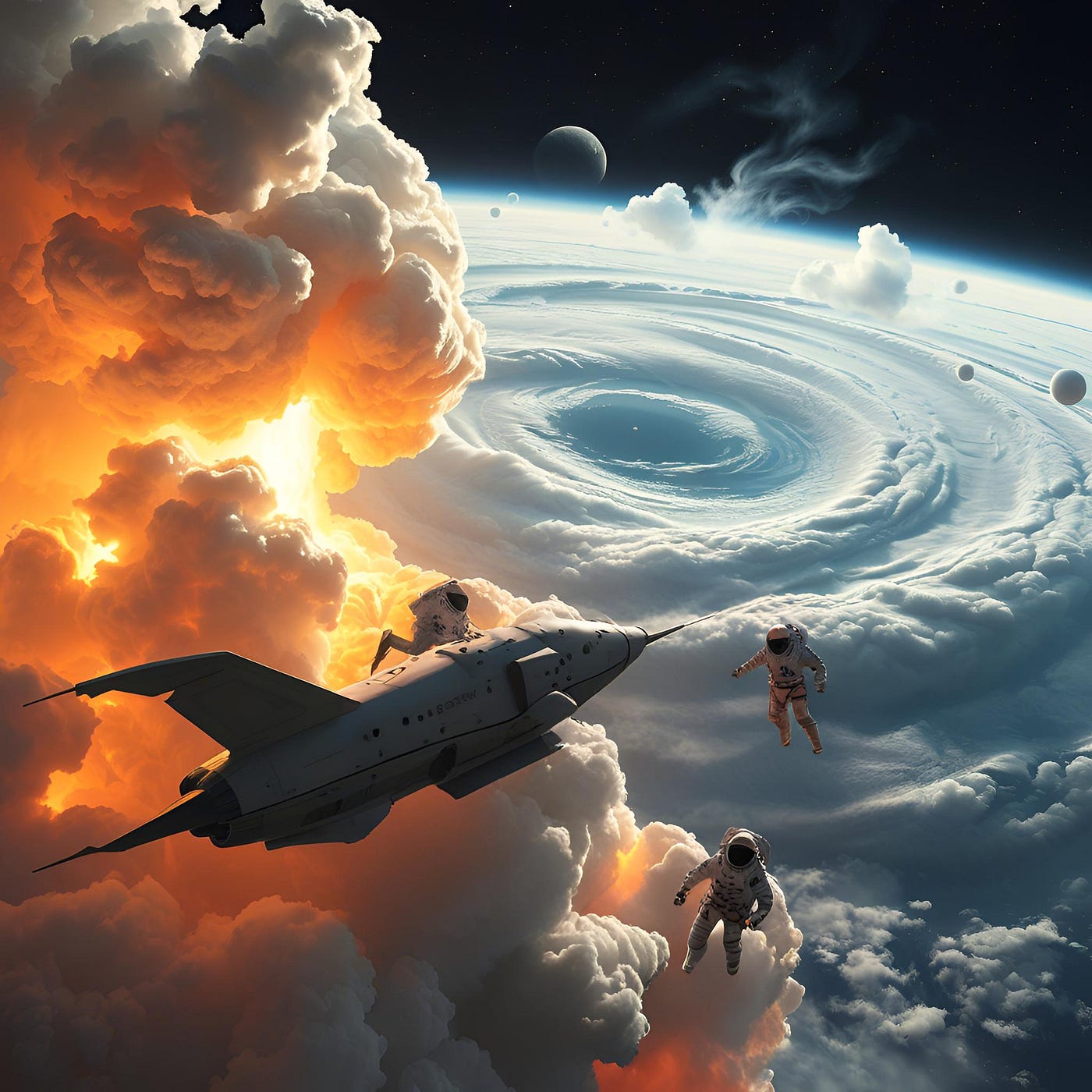 Astronauts in Orbit: The Great Space Escape! 🚀👨‍🚀👩‍🚀🌪️ |  Entertainment News with Enta AI | by Comed_Ai_n (Comed-Ai-N) | Sep, 2024 |  Medium