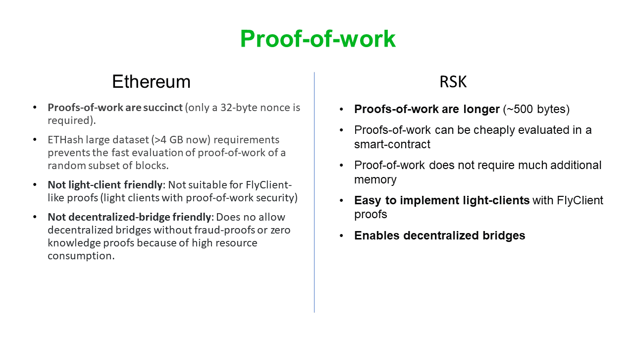 Similarities and Differences between RSK and Ethereum | by Sergio Demian  Lerner | RootstockLabs: Research & Technology | Medium