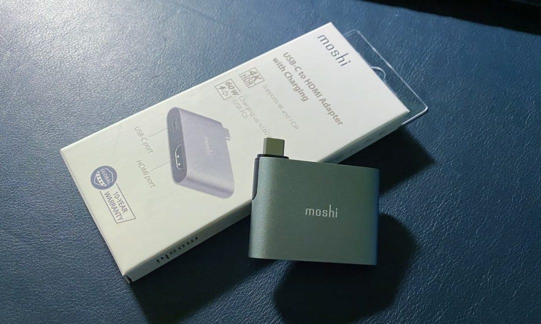 Moshi USB-C HDMI Adapter with Charging REVIEW, MacSources, by MacSources