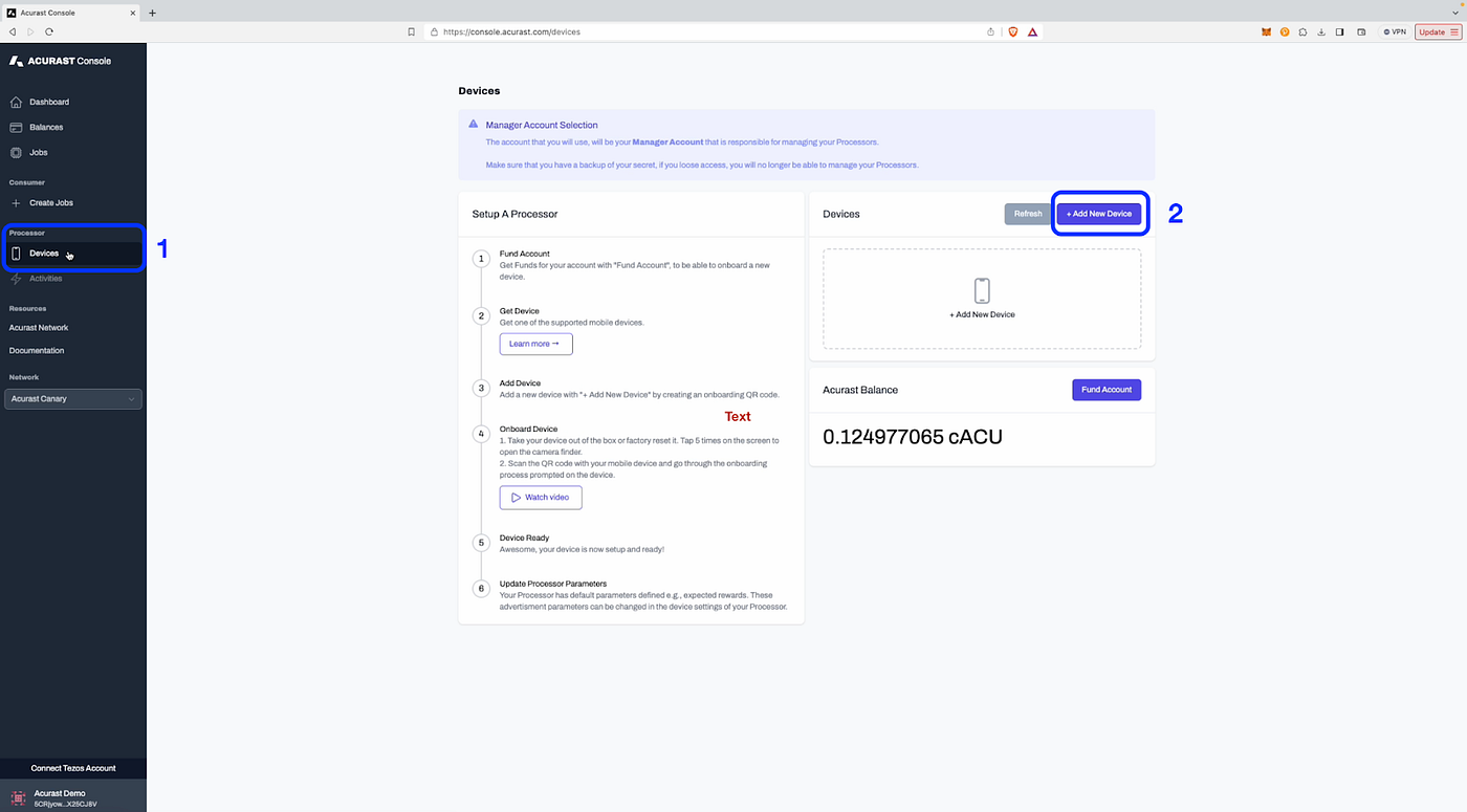 Become an Acurast Processor and benefit from up to 250 cACU Tokens per  Device per month | by Acurast | Medium