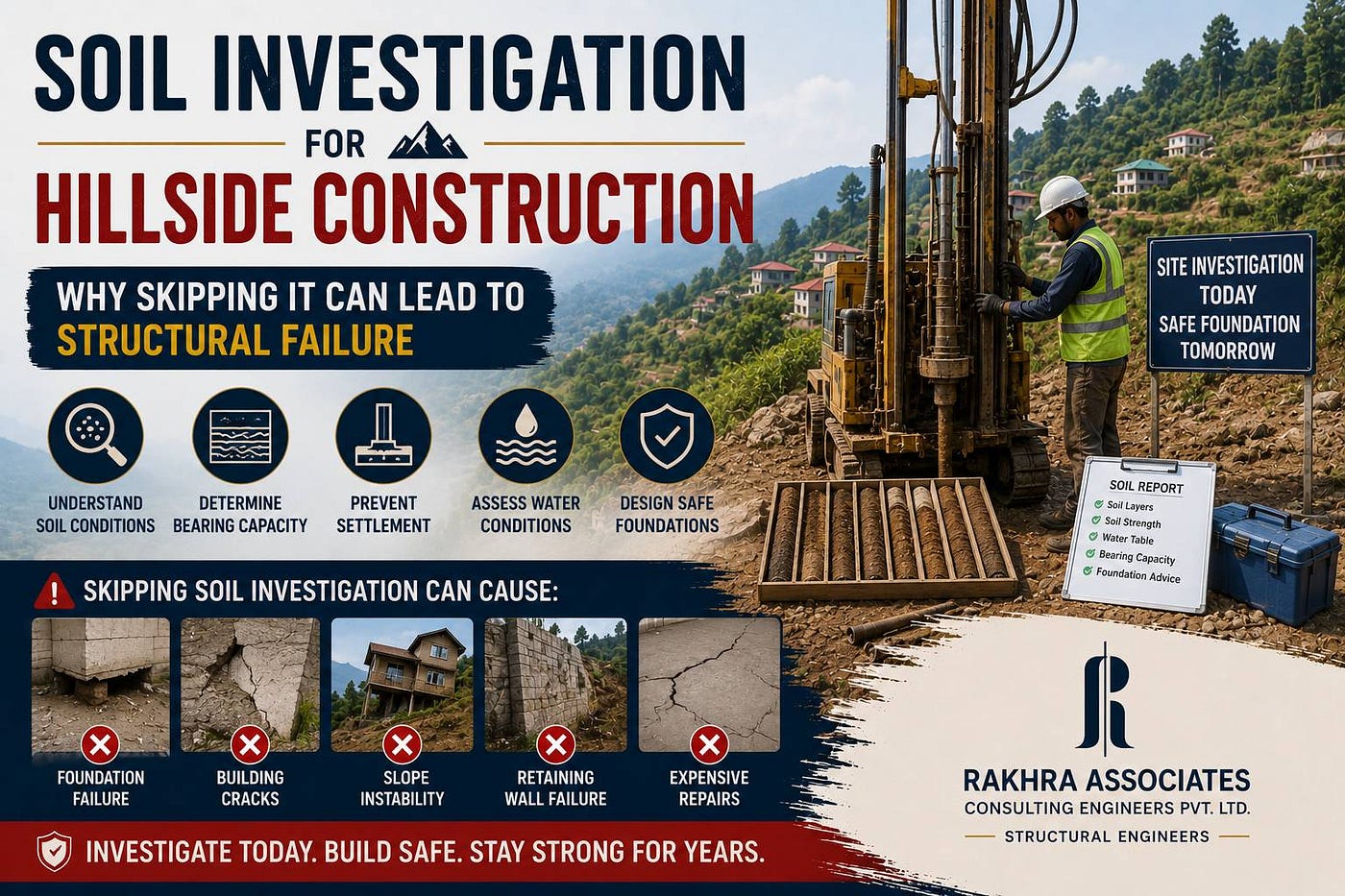Soil Investigation for Hillside Construction: Why Skipping It Can Lead to Structural Failure
