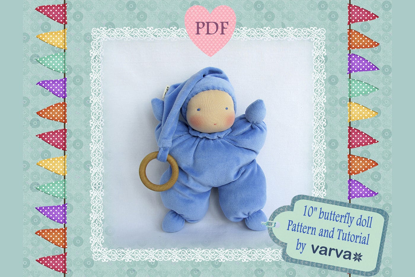 Waldorf Butterfly Doll