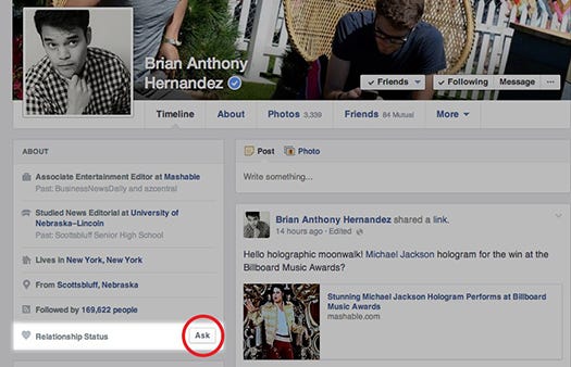 Facebook’ta Sevgili Bulma Oranı Artacak!
