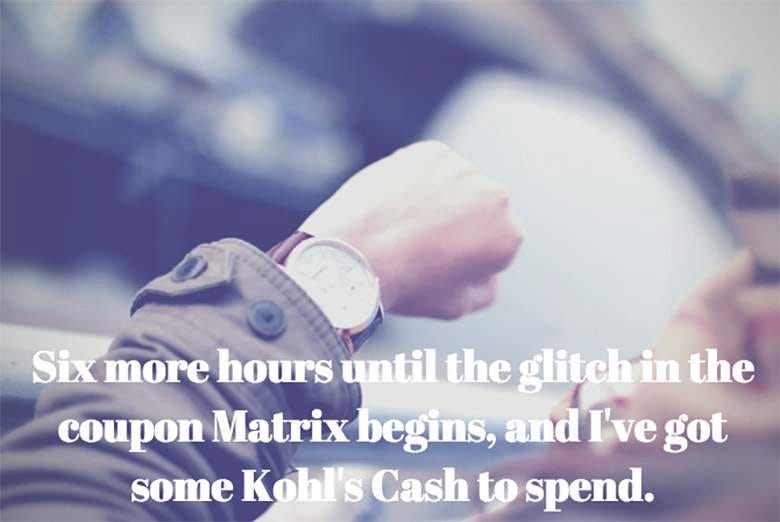 Addicted to Khol's cash