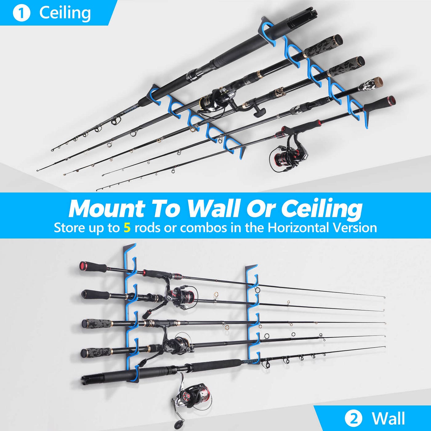 Organize Your Tackle Room with These DIY Fishing Pole Rack Ideas, by  Restfuledits