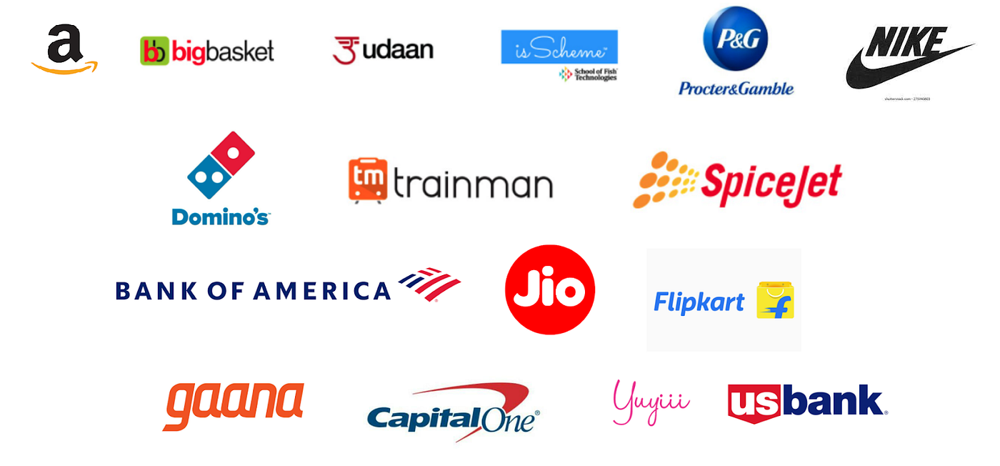 Leading brands who are winning customers with custom in-App Voice Assistants. Courtesy: Slang Labs