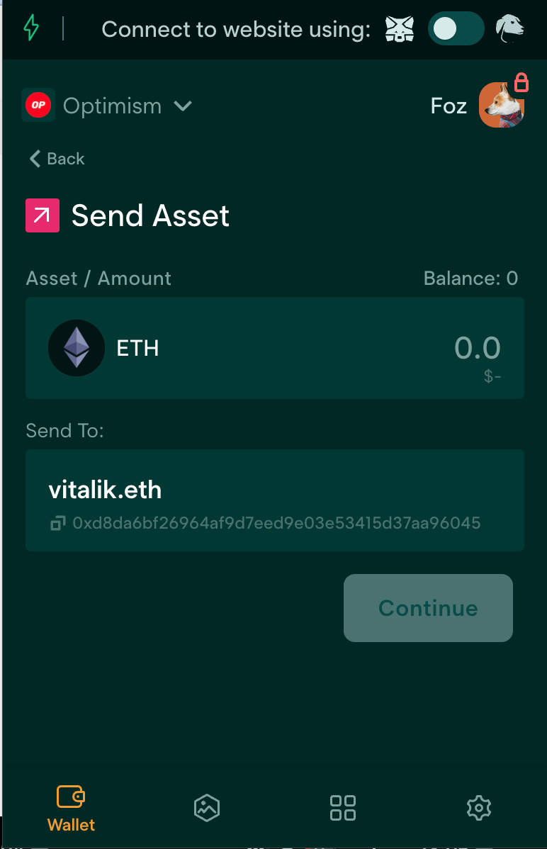 A Deep Dive into Wallets on Ethereum & Optimism Network: Features, ENS  Integration, and User Experience | by The_Extr_chromosome_LLC | Medium
