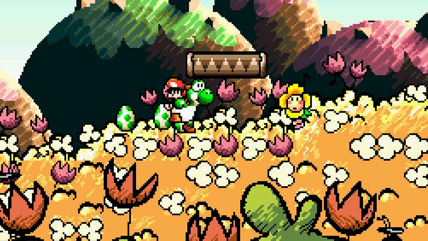 Super Mario World 2: Yoshi's Island, by Pedro Cabianca