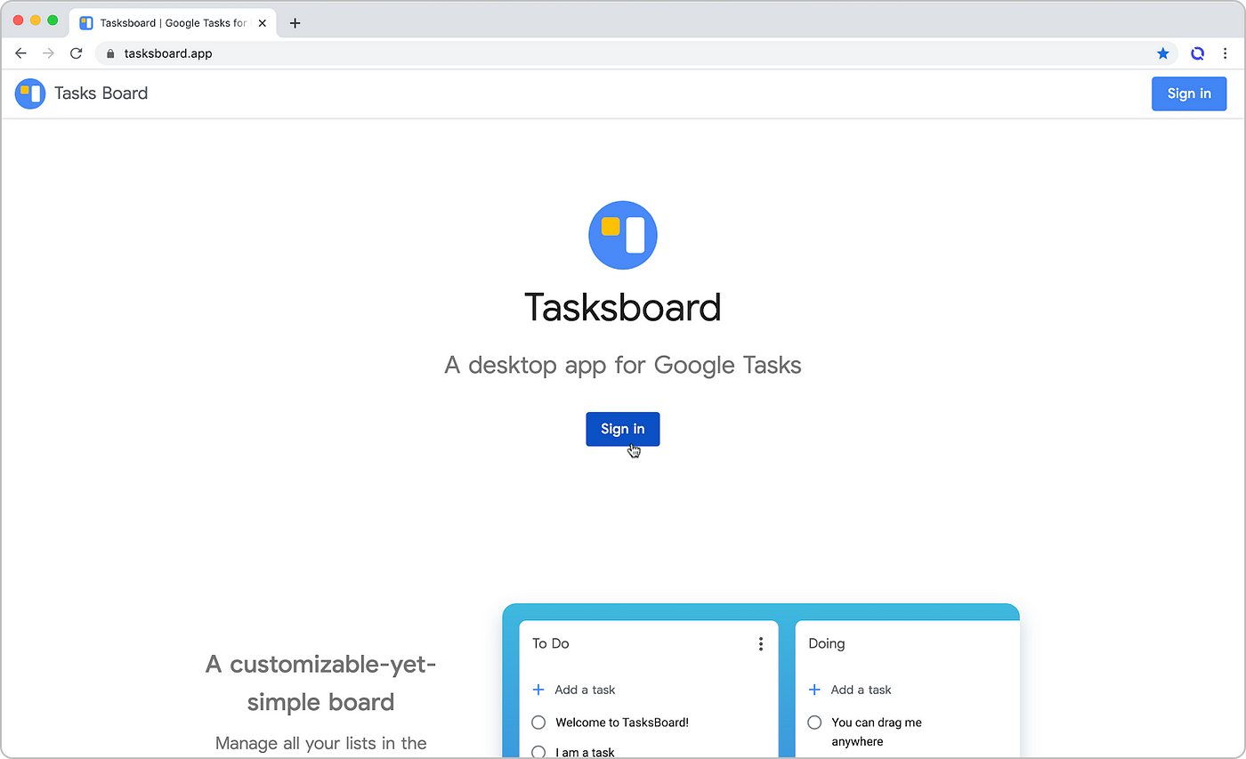 A desktop app for Google Tasks. How to get started with Google Tasks on… |  by Nathan Gilson | Tasksboard | Medium