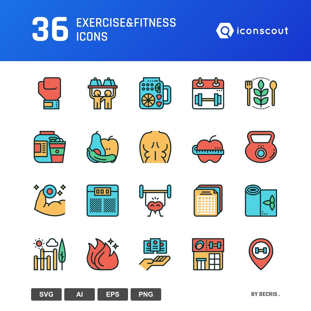 41 Abs Muscles Flat Icons - Free in SVG, PNG, ICO - IconScout