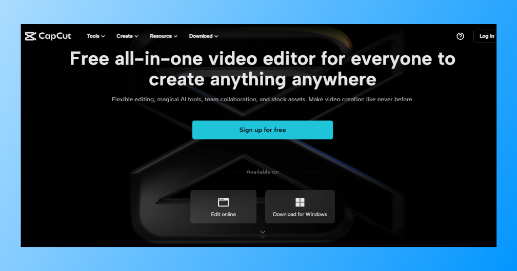 Editor gratuito de vídeo e foto para Mac, Windows e Linux conheça o CapCut  Online