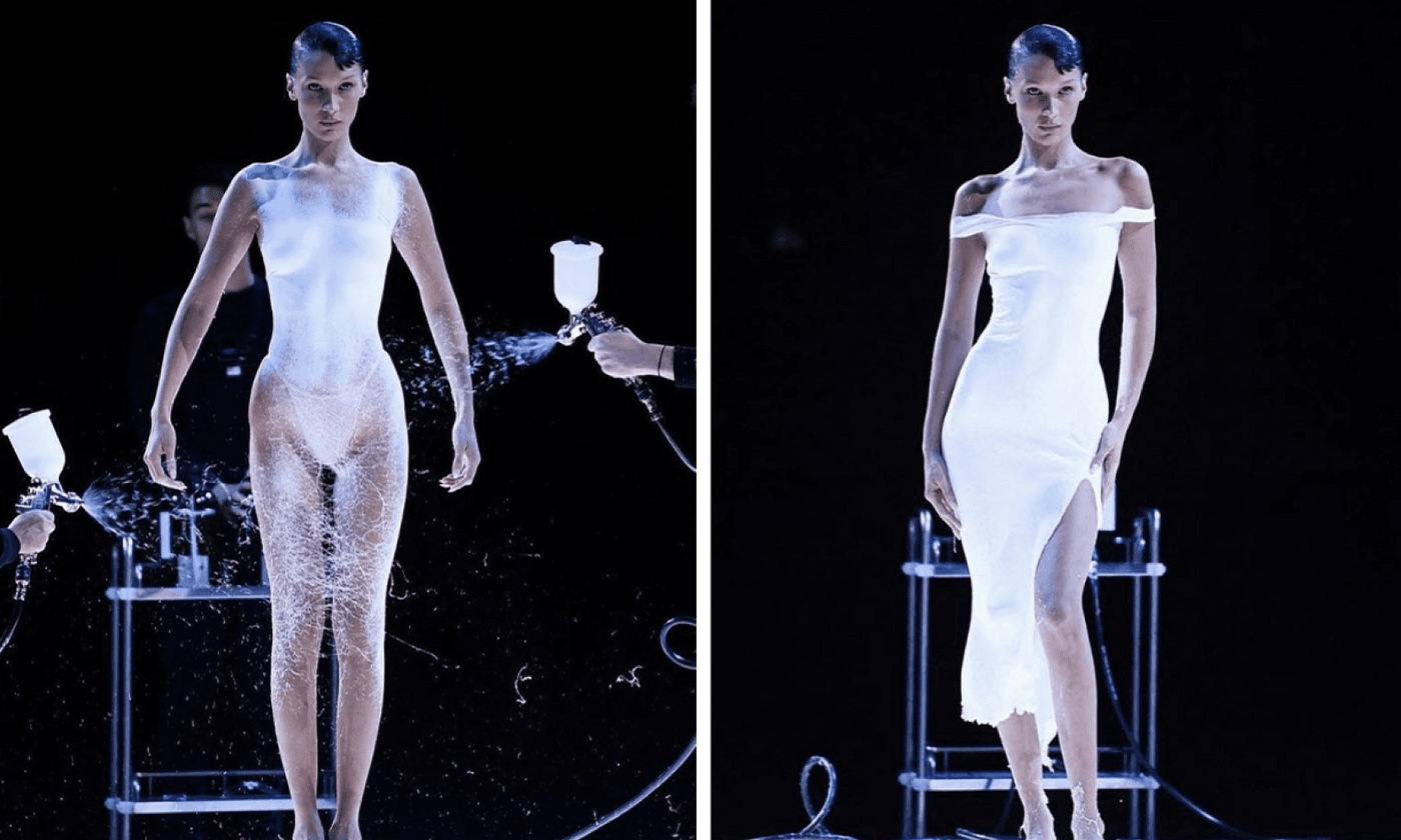 Bella Hadid's Spray-Painted Coperni Dress | by appreciate | Medium