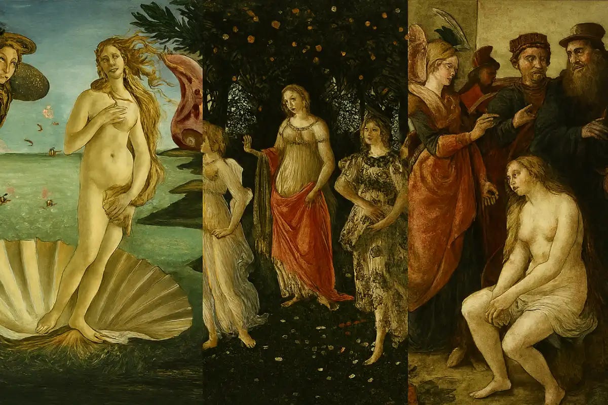 Tre opere Capolavori di Botticelli: Un Viaggio nell’Arte del Rinascimento