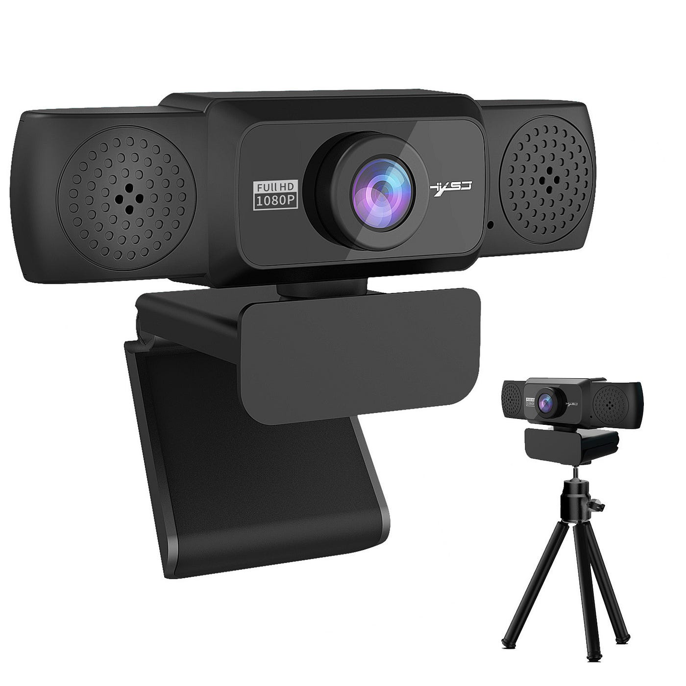 1080P high-definition computer camera with 360 degree rotatable video conferencing and live…