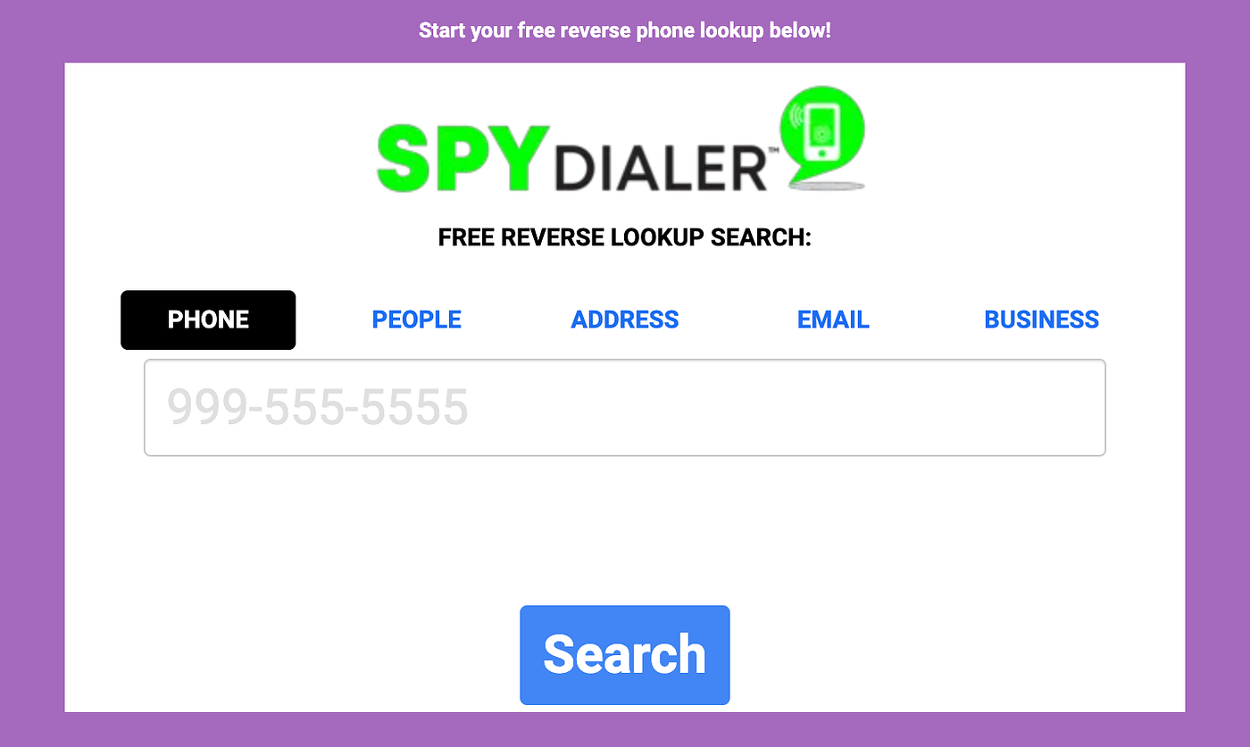 Google Search Reverse Phone Lookup