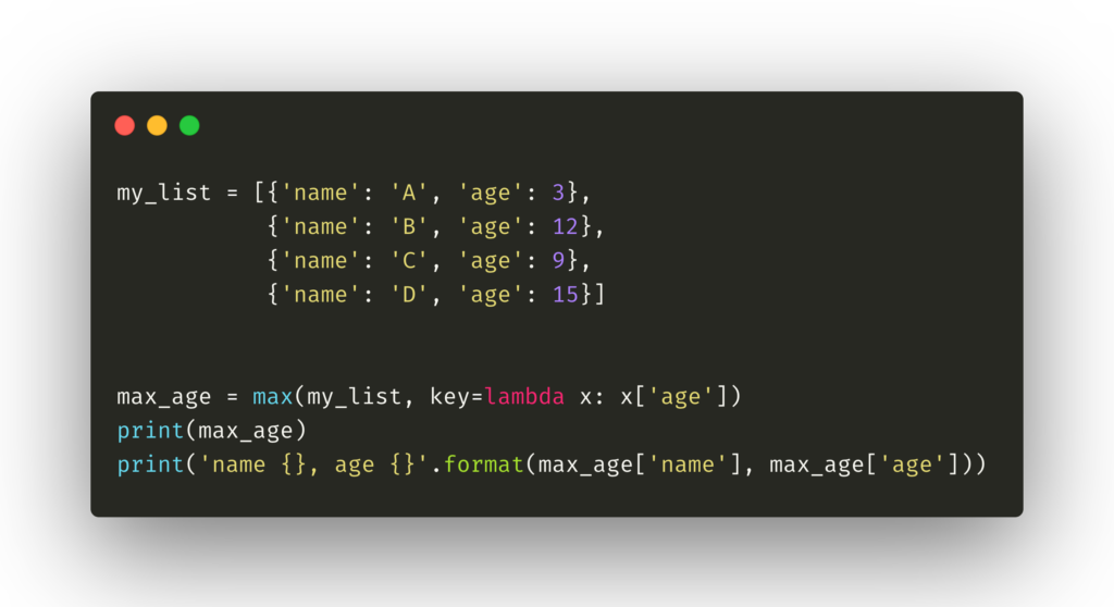 Sorting, finding max and min value from a list of dictionaries in python |  by Allwin Raju | Medium