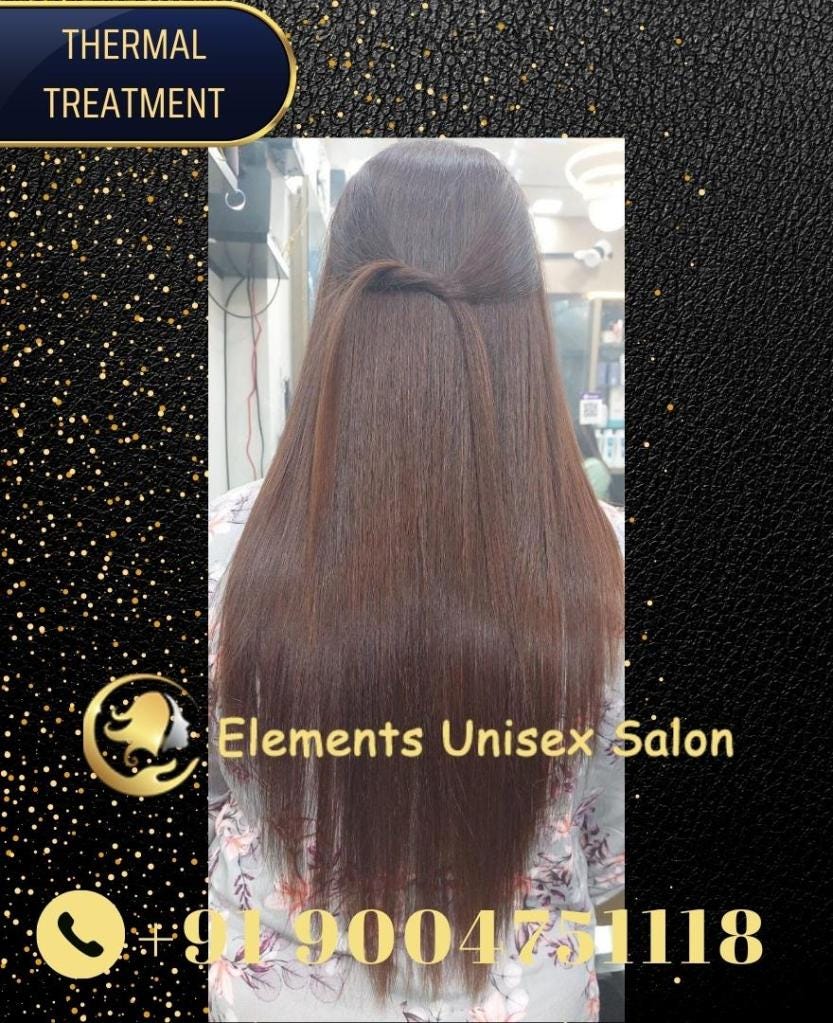 Permanent hair top straightening and smoothening