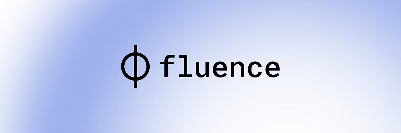 Fluence logo — Decentralized serverless computing and cloudless hosting marketplace.