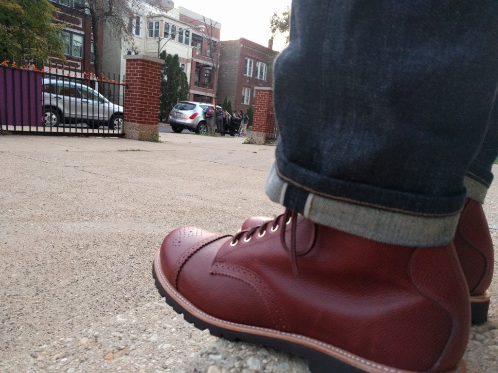 Canada West — WWII Canadian Army Officer Boots in Horween Scotch