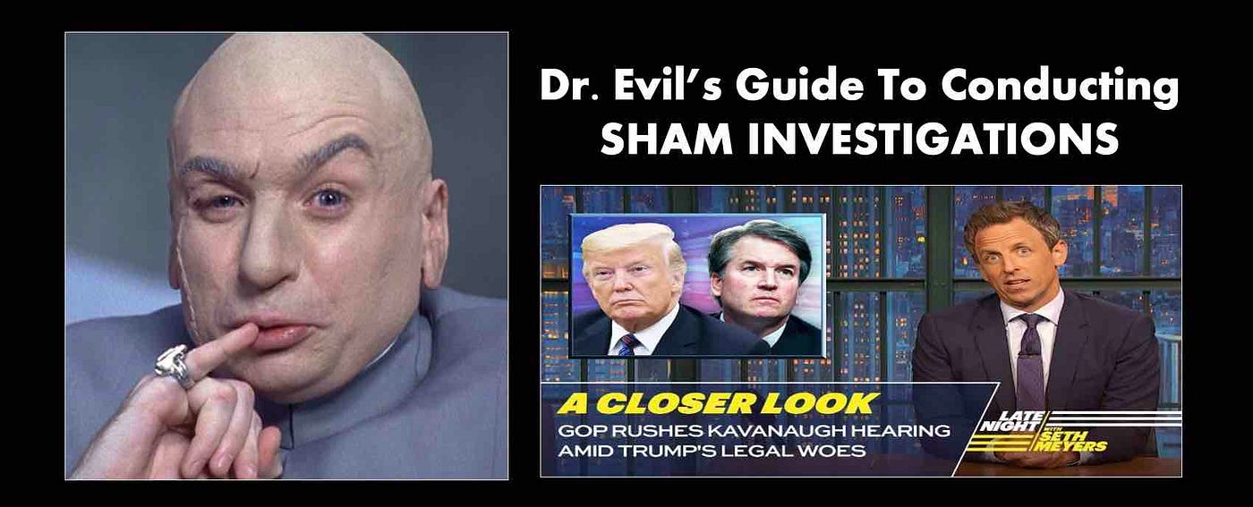 How to conduct a sham investigation