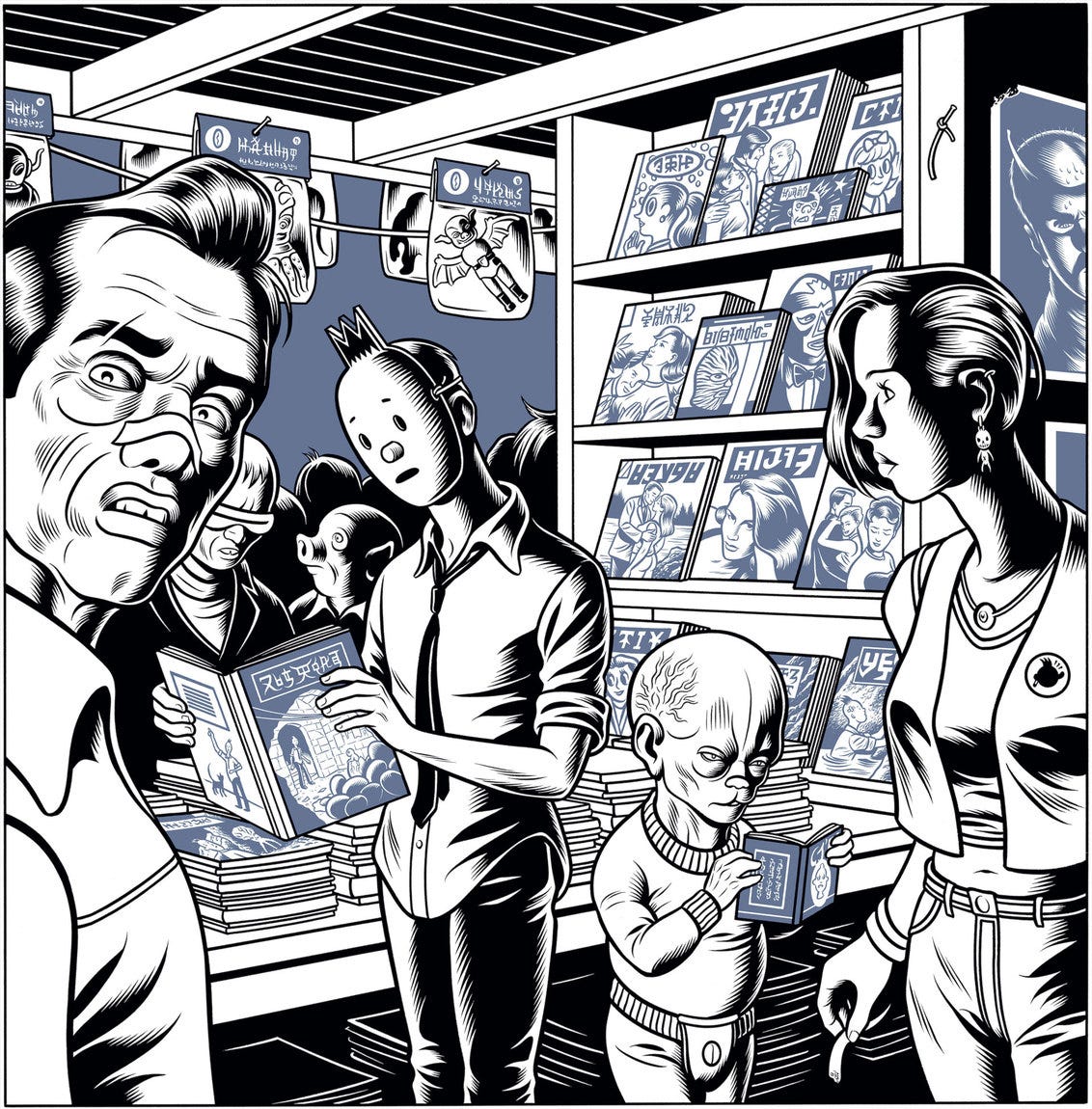 Inside The Sugar Skull. Charles Burns on punk rock, art school