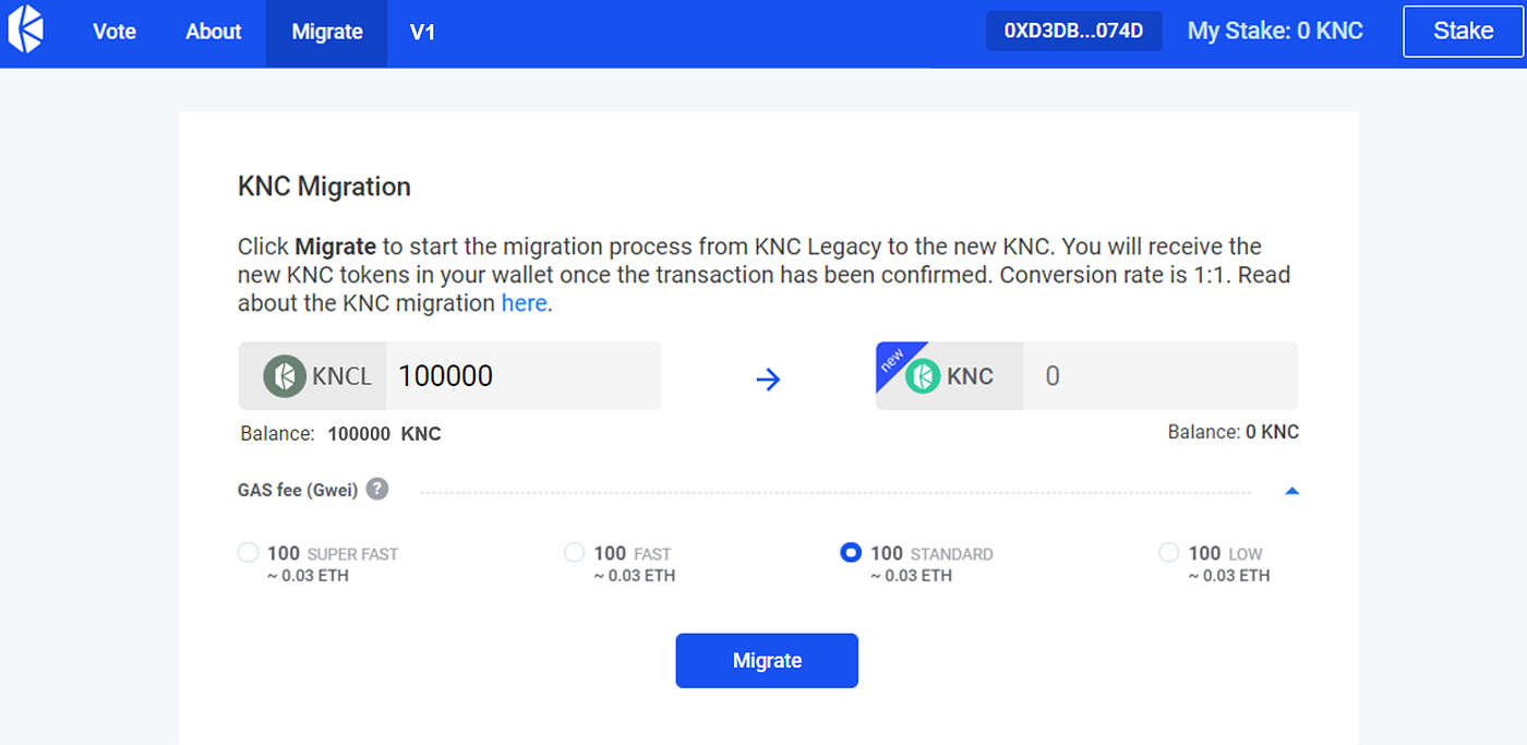 KNCトークン移行ガイド. KIP-6では、KyberチームがKyber Network… | by Kyber Network JP | Kyber  Network | Medium
