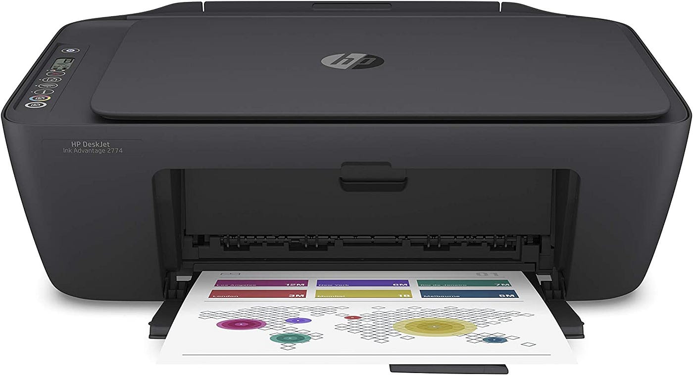 Tudo sobre a Impressora Multifuncional HP DeskJet Ink Advantage 2774 | by  Rafael Santana | Medium