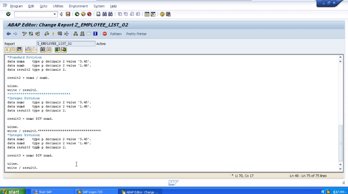 Module 4 Performing Calculations: Step-by-step Guide For SAP ABAP  Programming For Beginners | by Balaji Ingole | Medium