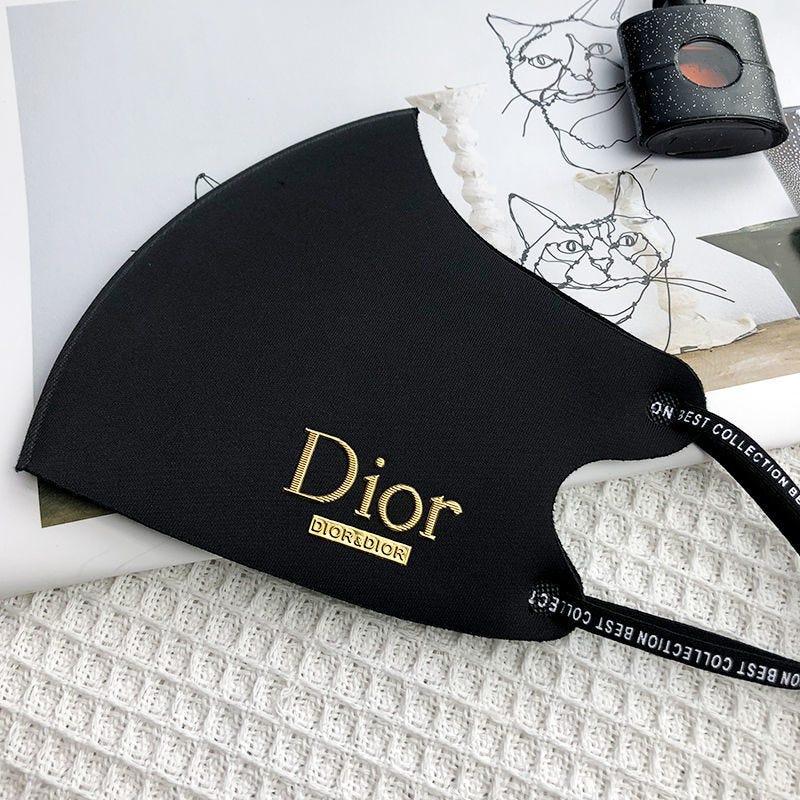 Luxury Celine disposable mask Dior washable mask muffler, by Zizimasks