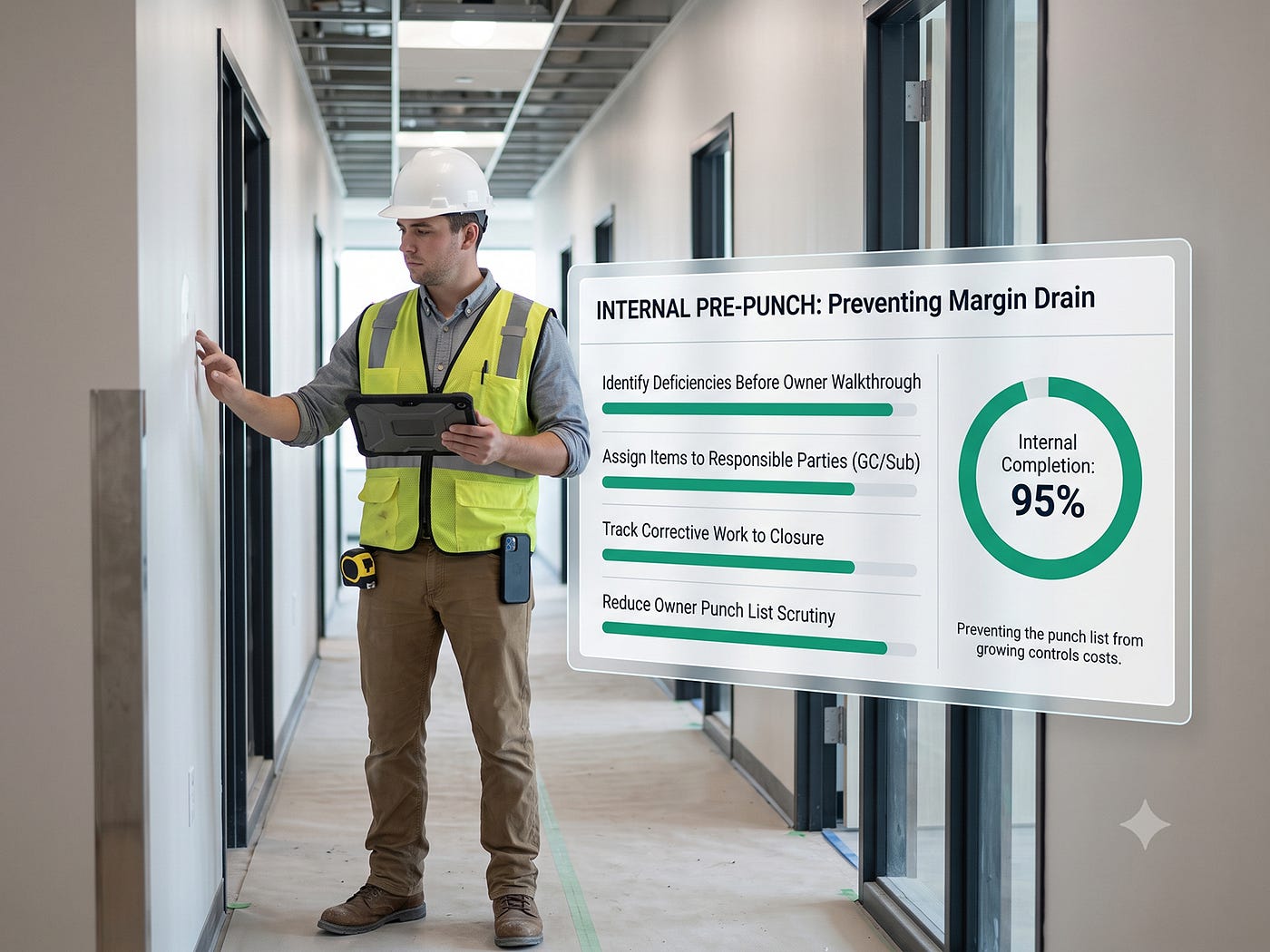 The punch list phase is where contractor profit goes to die.