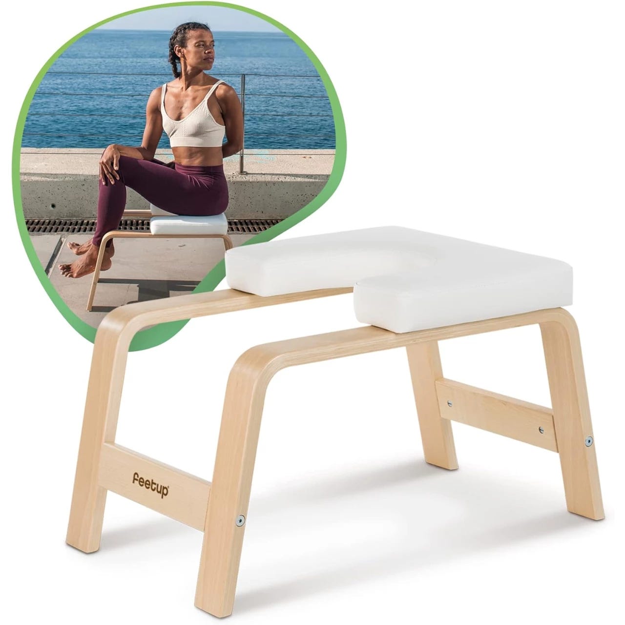 Yoga Headstand Bench. Shirsasana Bench. Yoga Chair. Yoga Bench