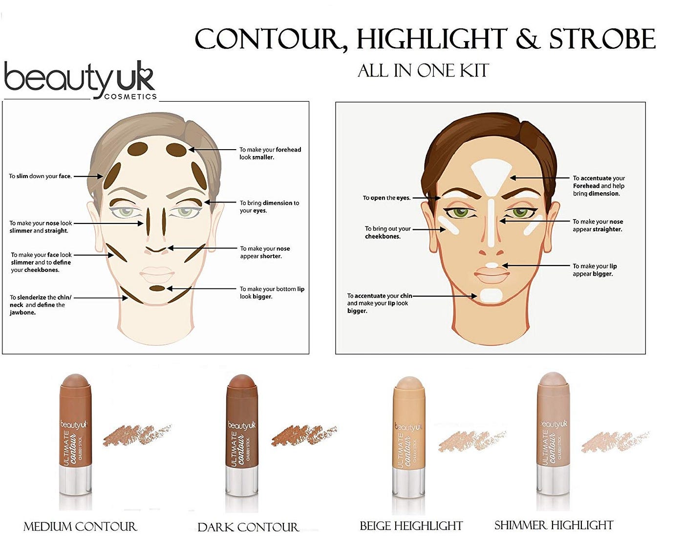 How to Contour Your Face to Look Younger, by makeup vanmiu