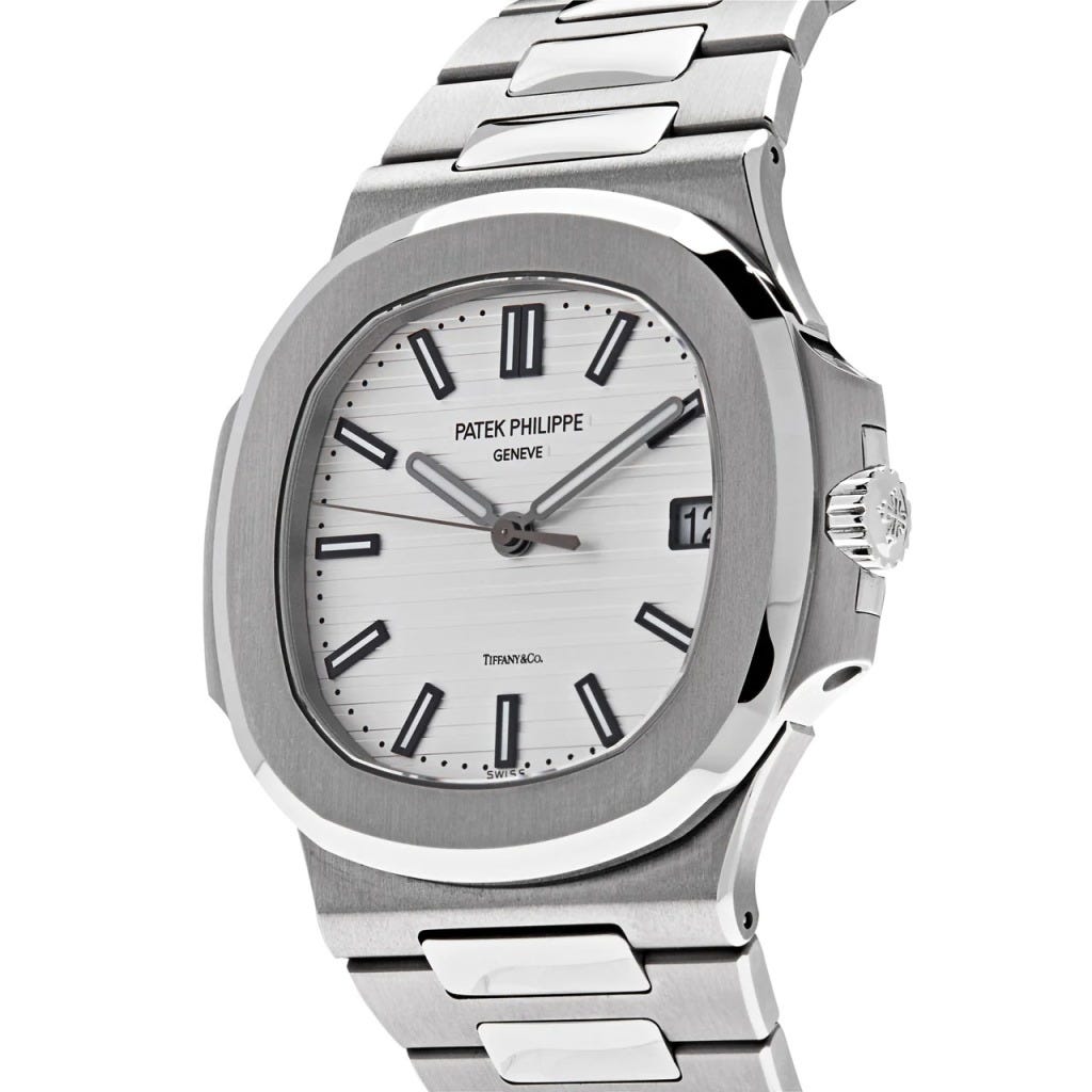 Patek philippe nautilus with tiffany stamp hotsell