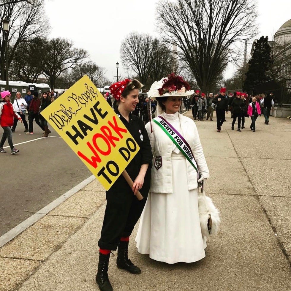 We The People Give Voice To Equality: The Women's March, by Rose McInerney, WomanScape