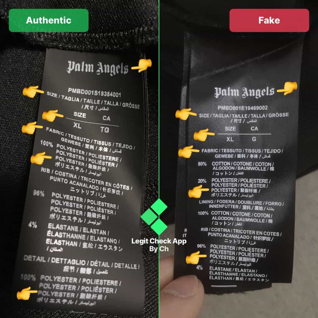 How To Spot Fake Palm Angels Track Jackets | by Legit Check By Ch | Medium