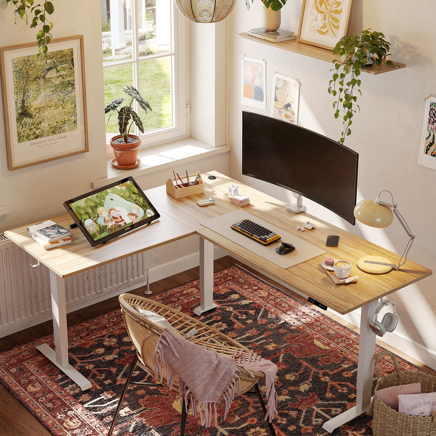 Beautiful standing desk discount