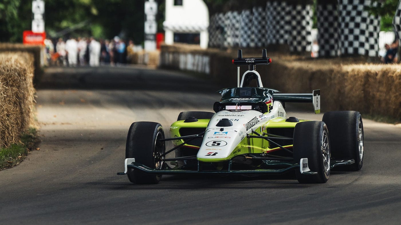 Indy Autonomous Challenge racecar sets autonomous hill climb record