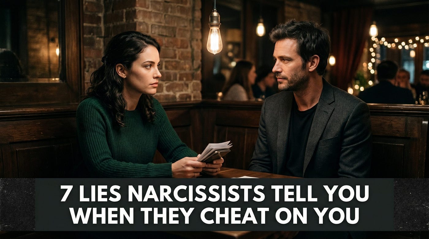 7 Lies Narcissists Tell You When They Cheat On You