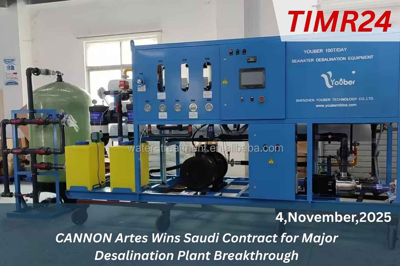 CANNON Artes Wins Saudi Contract For Major Desalination Plant Breakthrough — Timr24.com