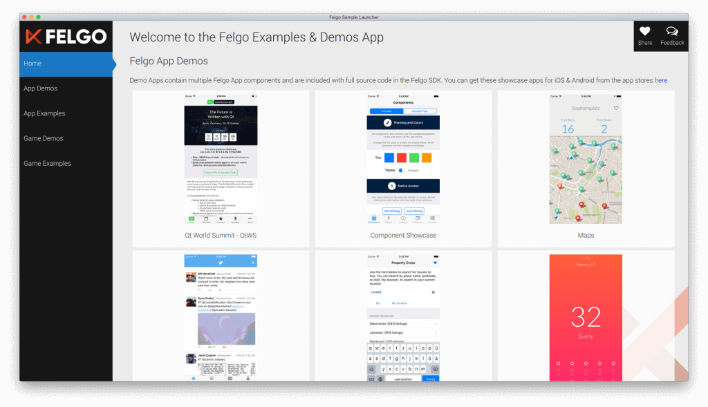 Felgo Games Examples and Demos