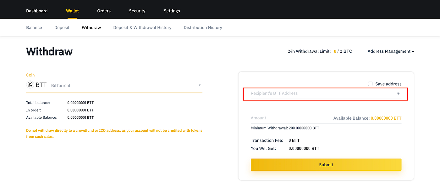 Withdraw and Deposit Tutorial for BitTorrent Speed | by BitTorrent Inc. |  BitTorrent | Medium