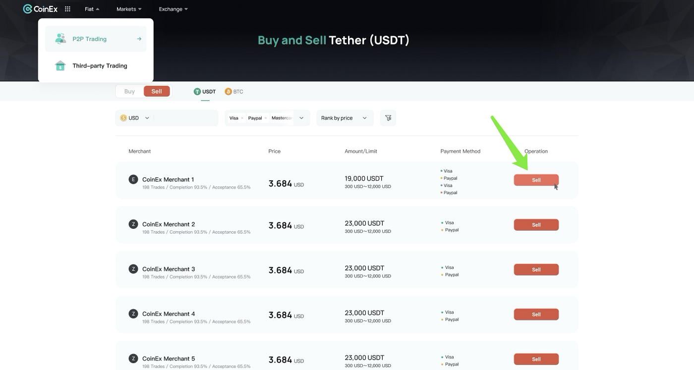 CoinEx P2P Tutorial: How to Buy and Sell Cryptocurrency on CoinEx? | by  CoinEx | Medium
