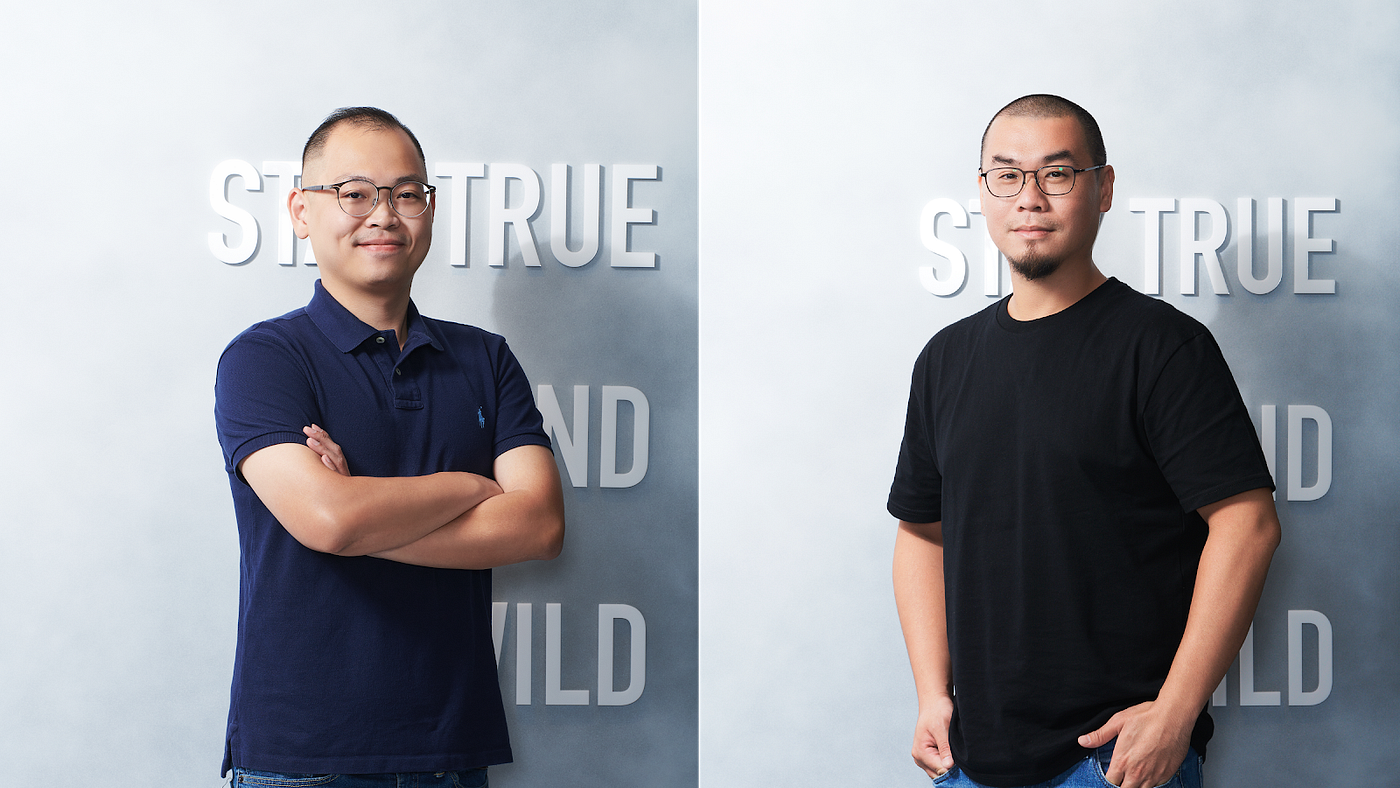 (Photo Credit: awoo 提供。左為 awoo 首席人工智慧科學家林國銘、右為awoo 創辦人暨執行長林思吾)