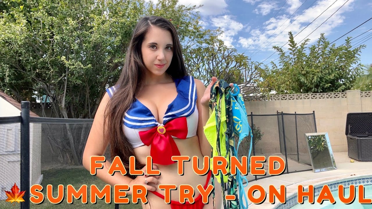 SEXY* Halloween Bikini Lingerie Try on Haul with MistyRay! -  Thejointzofficial - Medium