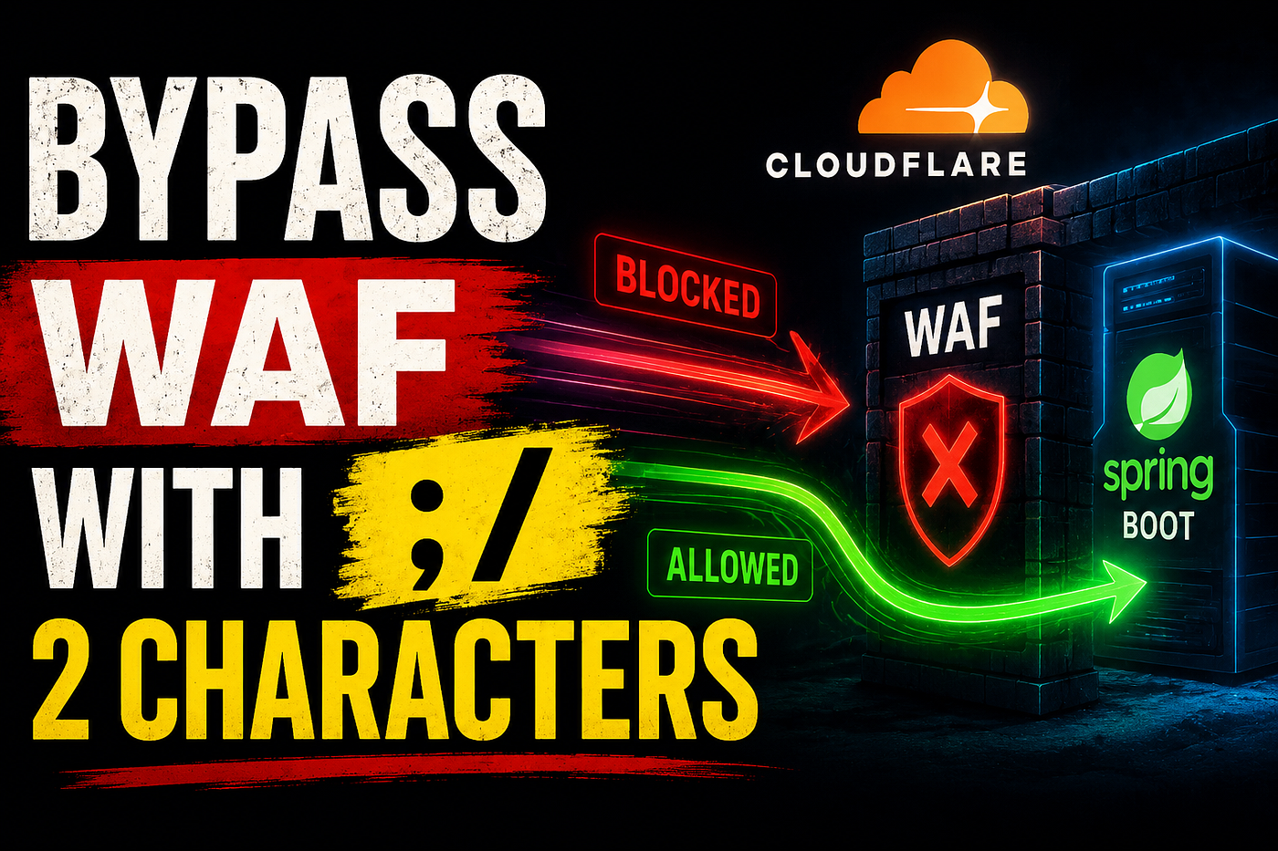 How a Single ;/ Bypassed a Cloud WAF and Reached Protected Spring Boot Endpoints